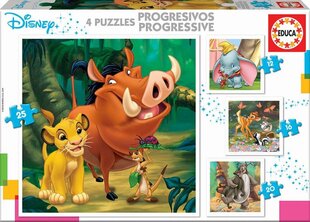 Dėlionė Disnėjaus animacija, 4 vnt. kaina ir informacija | Dėlionės (puzzle) | pigu.lt