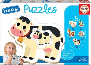 Dėlionės Ferma, 5 vnt. kaina ir informacija | Dėlionės (puzzle) | pigu.lt