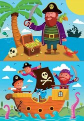 Dėlionės Piratai, 2 vnt. x 20 dalių kaina ir informacija | Dėlionės (puzzle) | pigu.lt