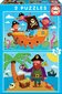 Dėlionės Piratai, 2 vnt. x 20 dalių цена и информация | Dėlionės (puzzle) | pigu.lt