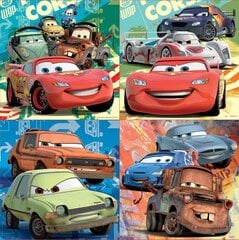 Головоломки Cars, 4 шт. цена и информация | Пазлы | pigu.lt