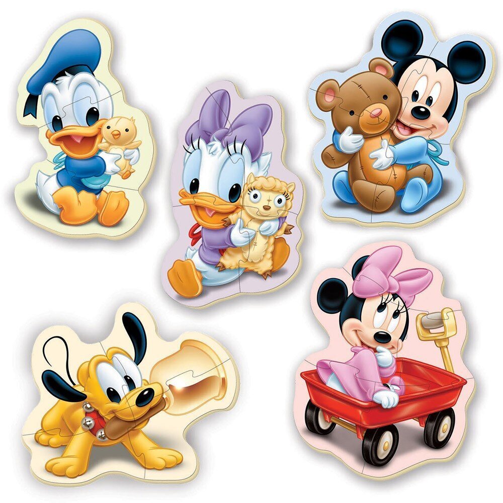 Dėlionės Mickey, 5 vnt. kaina ir informacija | Dėlionės (puzzle) | pigu.lt