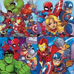 Dėlionių rinkinys Marvel super hero, 4 vnt. kaina ir informacija | Dėlionės (puzzle) | pigu.lt