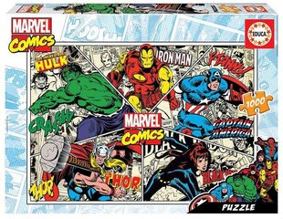 Dėlionė Marvel comics, 1000 detalių kaina ir informacija | Dėlionės (puzzle) | pigu.lt