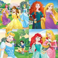 Dėlionės Princesės, 4 vnt. kaina ir informacija | Dėlionės (puzzle) | pigu.lt