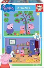 Dėlionė Peppa, 2 vnt. x 48 detalių kaina ir informacija | Dėlionės (puzzle) | pigu.lt