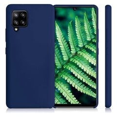 Telefono dėklas Silicone Soft Flexible, skirtas Samsung Galaxy A42 5G, mėlyna kaina ir informacija | Telefono dėklai | pigu.lt