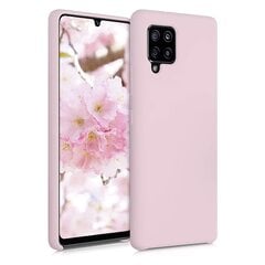 Telefono dėklas Silicone Soft Flexible, skirtas Samsung Galaxy A42 5G, rožinis kaina ir informacija | Telefono dėklai | pigu.lt