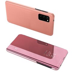 Clear View Case cover for Samsung Galaxy A72, pink kaina ir informacija | Telefono dėklai | pigu.lt