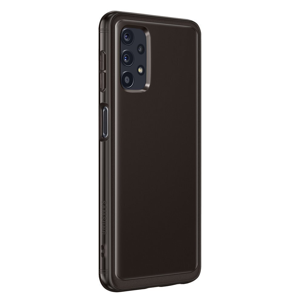 Telefono dėklas Original Soft Clear, skirtas Samsung Galaxy A32 5G, juodas kaina ir informacija | Telefono dėklai | pigu.lt