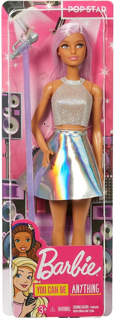 Lėlė Barbie dainininkė, FXN98 цена и информация | Žaislai mergaitėms | pigu.lt