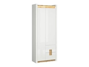 Шкаф BRW Alameda 82 см, белый цена и информация | Шкафы | pigu.lt