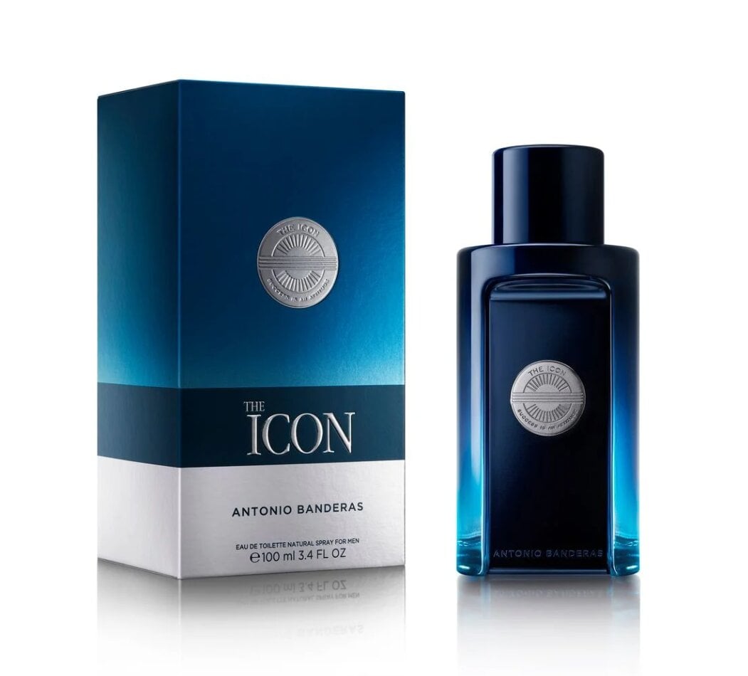 Tualetinis vanduo Antonio Banderas The Icon EDT vyrams, 100 ml kaina ir informacija | Kvepalai vyrams | pigu.lt