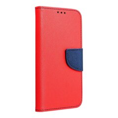 Telefono dėklas Hallo Fancy Book Case, skirtas Apple iPhone XS / X, raudonas/mėlynas kaina ir informacija | Telefono dėklai | pigu.lt