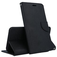 Telefono dėklas Hallo Fancy Book Case, skirtas Samsung N770 Galaxy Note 10 Lite, juodas kaina ir informacija | Telefono dėklai | pigu.lt