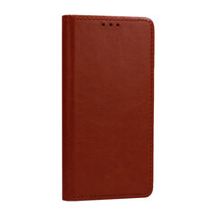 Чехол Leather Book для iPhone 12 Mini, коричневый цена и информация | Чехлы для телефонов | pigu.lt