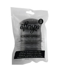 Губка для мытья корней Konjac Afterspa (древесный уголь) цена и информация | Масла, гели для душа | pigu.lt