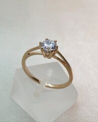 Žiedas su aukso padengimu moterims Mon Tresor kaina ir informacija | Žiedai | pigu.lt