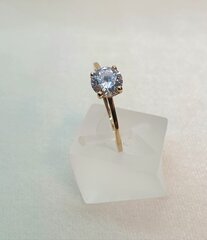 Žalvarinis žiedas su aukso padengimu moterims Mon Tresor kaina ir informacija | Žiedai | pigu.lt
