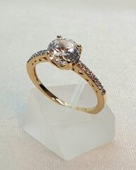 Paauksuotas žiedas moterims Mon Tresor kaina ir informacija | Žiedai | pigu.lt