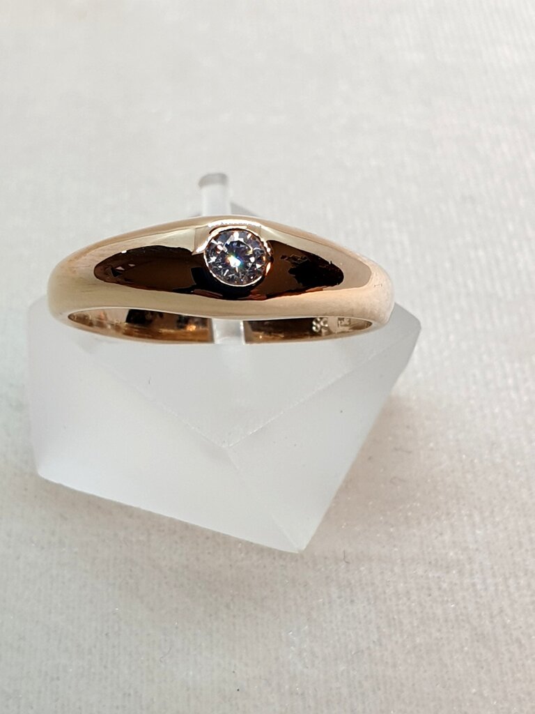 Žiedas su aukso padengimu moterims Mon Tresor цена и информация | Žiedai | pigu.lt