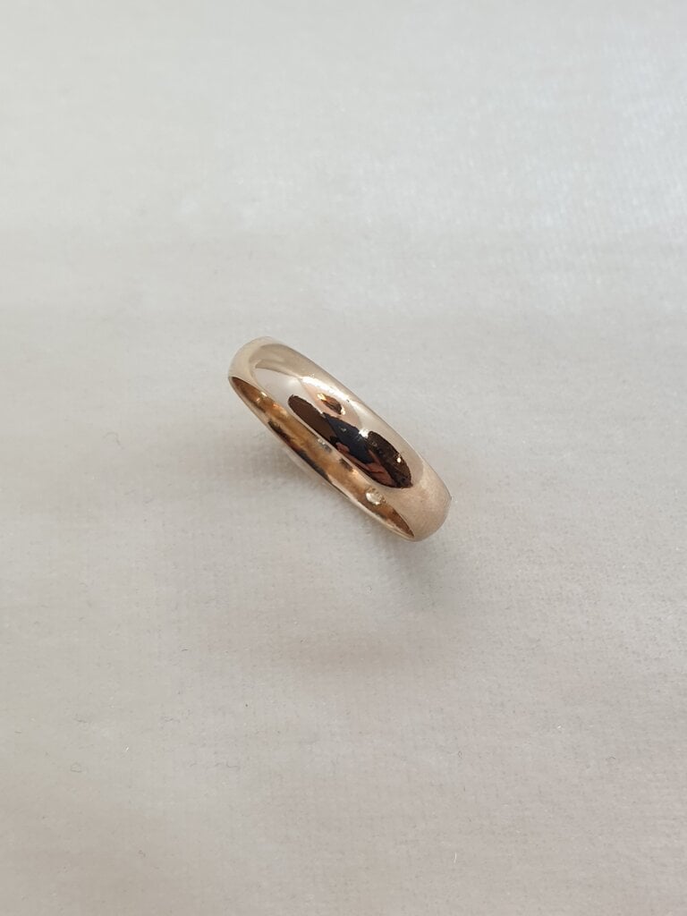 Vestuvinis paauksuotas žiedas цена и информация | Žiedai | pigu.lt