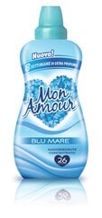 Mon Amour Blue Freshness skalbinių minkštiklis, 650 ml kaina ir informacija | Skalbimo priemonės | pigu.lt