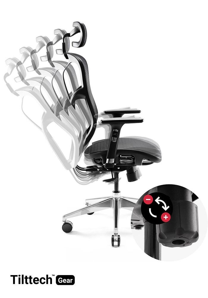 Diablo V-BASIC ergonominė kėdė, juoda kaina ir informacija | Biuro kėdės | pigu.lt