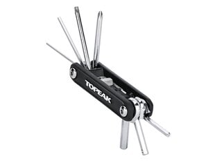 Ключ Topeak X-Tool Plus, черный цена и информация | Инструменты, средства ухода для велосипеда | pigu.lt