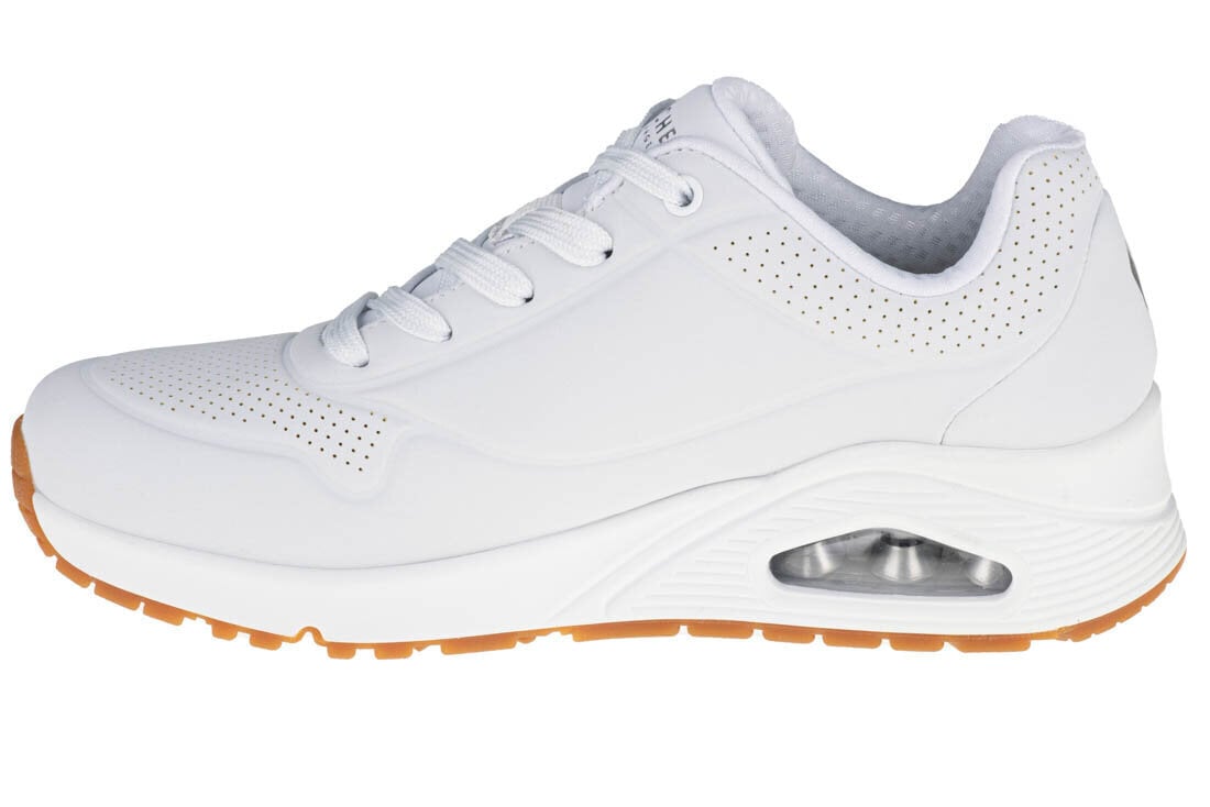 Laisvalaikio batai moterims Skechers 73690-WHT, balti цена и информация | Sportiniai bateliai, kedai moterims | pigu.lt