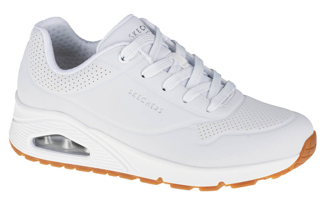 Laisvalaikio batai moterims Skechers 73690-WHT, balti цена и информация | Sportiniai bateliai, kedai moterims | pigu.lt