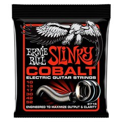 Струны для электронной гитары Ernie Ball Slinky Cobalt 10-52 цена и информация | Принадлежности для музыкальных инструментов | pigu.lt