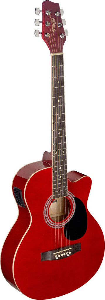 Elektro-akustinė gitara Stagg SA20ACE RED kaina ir informacija | Gitaros | pigu.lt