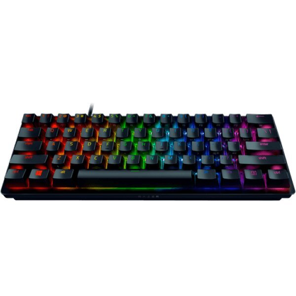 Klaviatūra Razer Huntsman Mini, Purple Switch, juoda, RU kaina ir informacija | Klaviatūros | pigu.lt