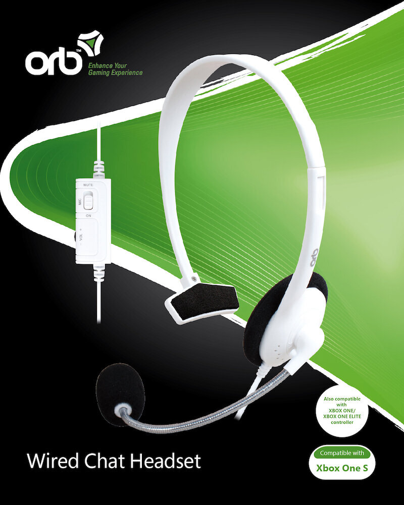 ORB Wired Chat Headset - For Xboxone S цена и информация | Ausinės | pigu.lt