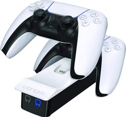 Двойное зарядное устройство для контроллеров Playstation 5 LED. цена и информация | Джойстики | pigu.lt
