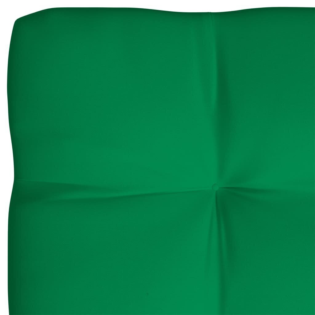 Paletės pagalvėlė, 120x80x12 cm, žalia kaina ir informacija | Pagalvės, užvalkalai, apsaugos | pigu.lt