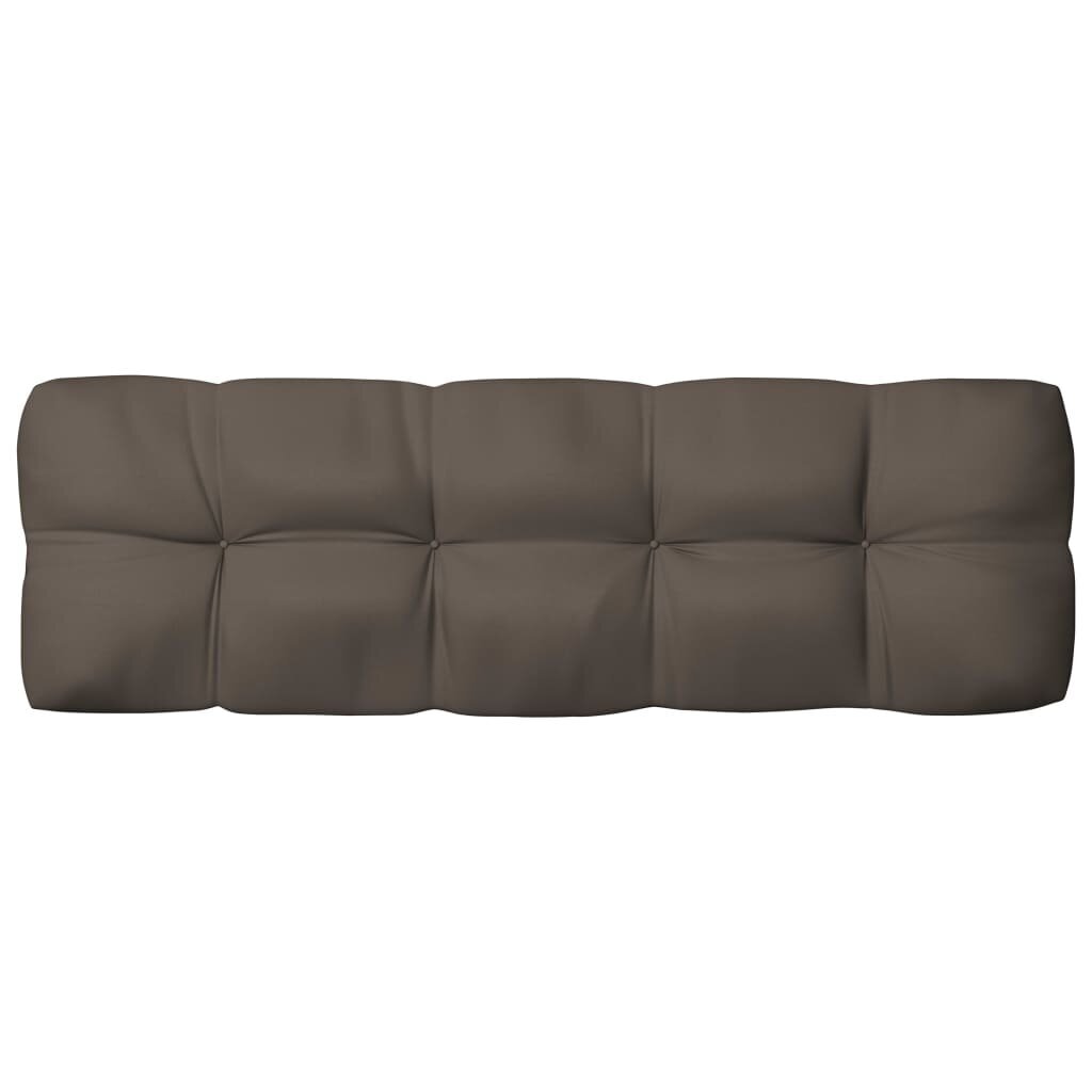 Pagalvėlės sofai iš palečių, 5 vnt., rudos spalvos kaina ir informacija | Pagalvės, užvalkalai, apsaugos | pigu.lt