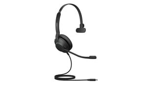 Laidinės ausinės Jabra Evolve2 ant ausų su mikrofonu juodos spalvos kaina ir informacija | Ausinės | pigu.lt
