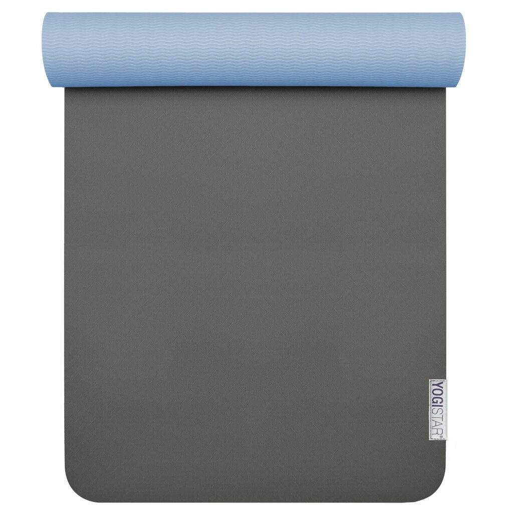 Jogos kilimėlis Yogimat Pro, 6 mm, antracito pilkai žydros spalvos kaina ir informacija | Kilimėliai sportui | pigu.lt