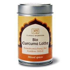Смесь специй для золотого молока Curcuma Latte Bio Classic Ayurveda, 50 г цена и информация | Специи, наборы специй | pigu.lt