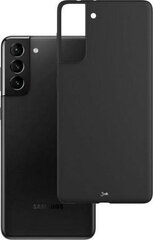 Telefono dėklas 3MK Matt Case, skirtas Samsung G996 S21+, juodas kaina ir informacija | Telefono dėklai | pigu.lt