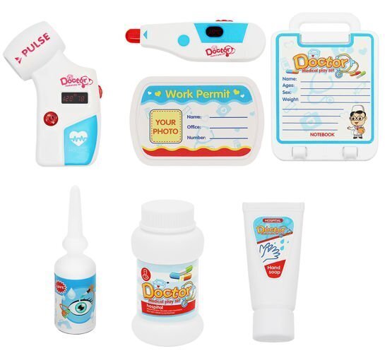 Žaidimas mažasis daktaras: žaislinė gydytojo Stotelė su įranga kaina ir informacija | Lavinamieji žaislai | pigu.lt