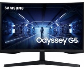 Samsung Odyssey G5 LC27G55TQWRXEN kaina ir informacija | Monitoriai | pigu.lt