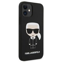 Karl Lagerfeld KLHCP12SSLFKBK для iPhone 12 mini 5,4 ", черный цена и информация | Чехлы для телефонов | pigu.lt