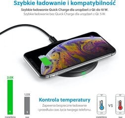 Greitasis bevielis telefonų įkroviklis CHOETECH, 10W kaina ir informacija | Krovikliai telefonams | pigu.lt