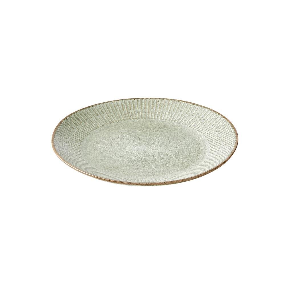 Desertinė lėkštė, 22 cm, žalia kaina ir informacija | Indai, lėkštės, pietų servizai | pigu.lt