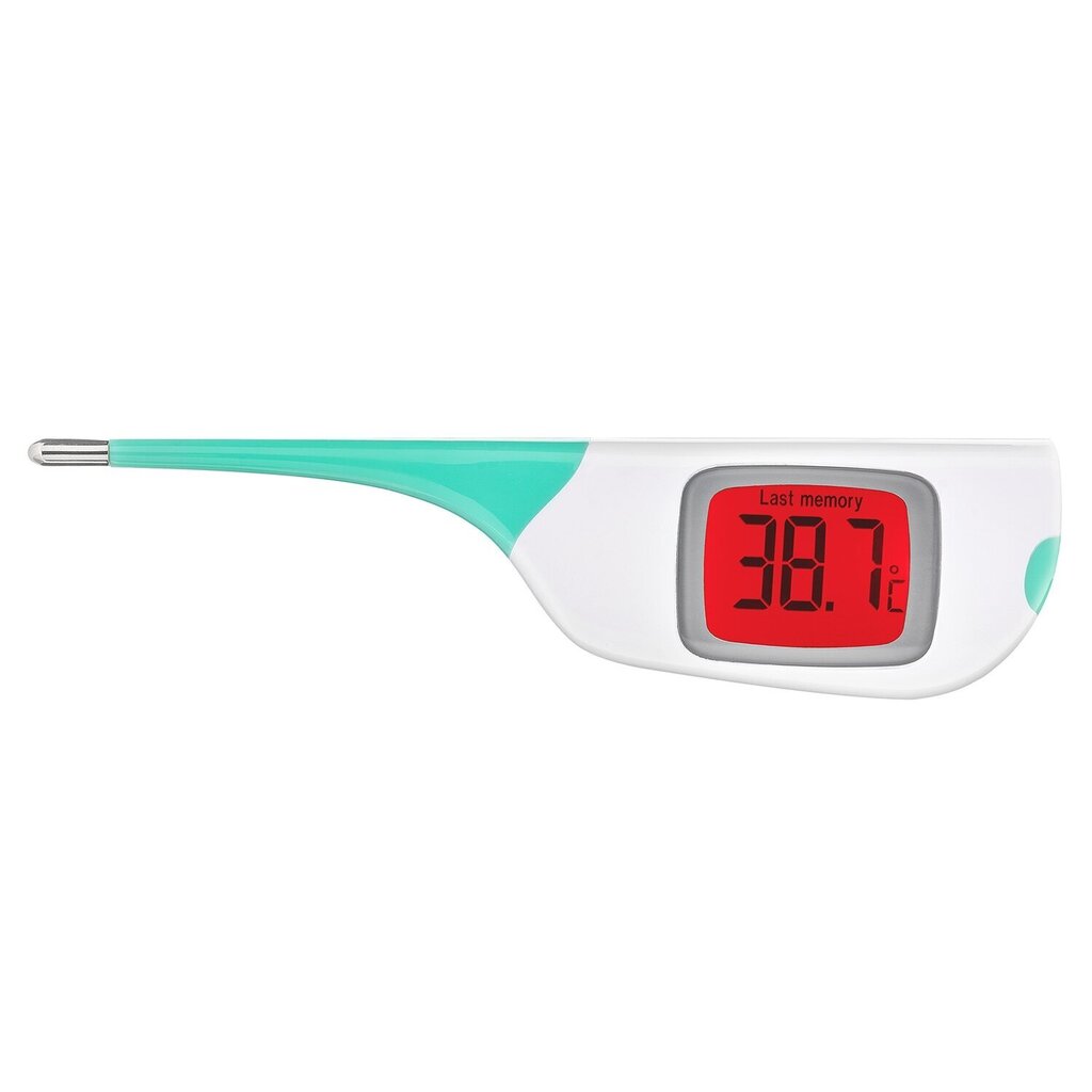 Skaitmeninis termometras su dideliu ekranu ir lanksčiu galu Reer ColourTemp kaina ir informacija | Sveikatos priežiūros priemonės | pigu.lt