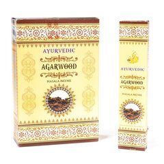 Благовонные палочки Ayurvedic „Agarwood“, 15 г цена и информация | Ароматы для дома | pigu.lt