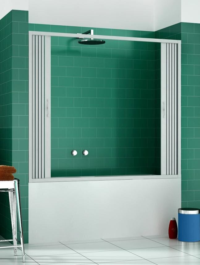 Dvipusė dušo sienelė voniai Astra kaina ir informacija | Dušo durys ir sienelės | pigu.lt